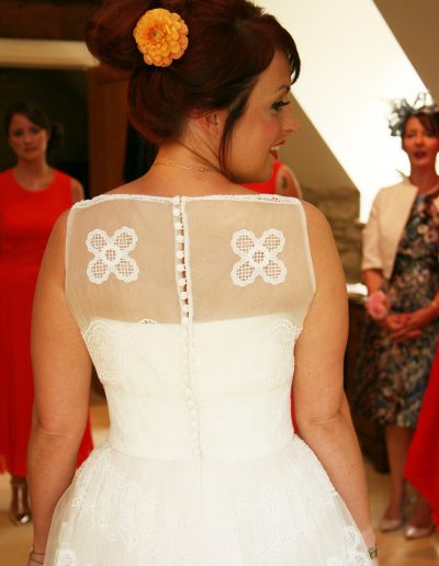 bride in wedding dress