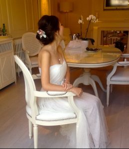 bride from Shanghai getting married at le manoir