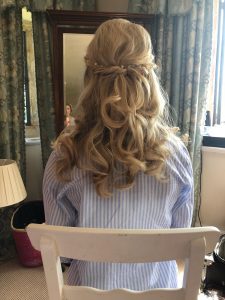 Lucy's hair long with Hollywood waves
