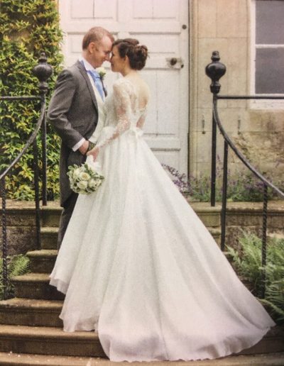 bride-and-groom-on the-steps